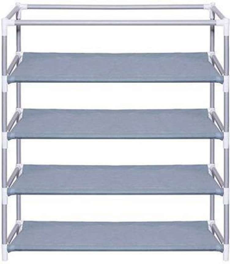 Metal Shoe Stand  (matte, 4 Shelves, DIY(Do-It-Yourself)