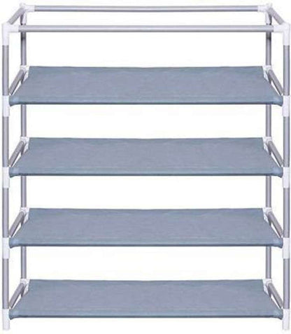 Metal Shoe Stand  (matte, 4 Shelves, DIY(Do-It-Yourself)