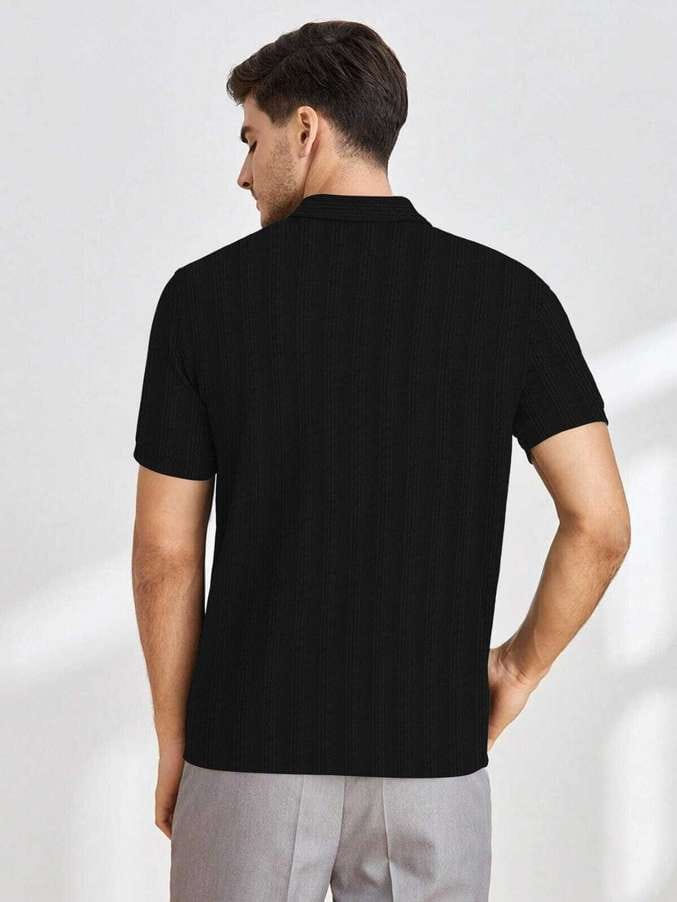 Black Polo Neck Full Sleeves