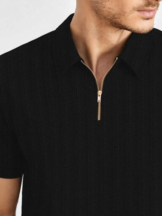 Black Polo Neck Full Sleeves