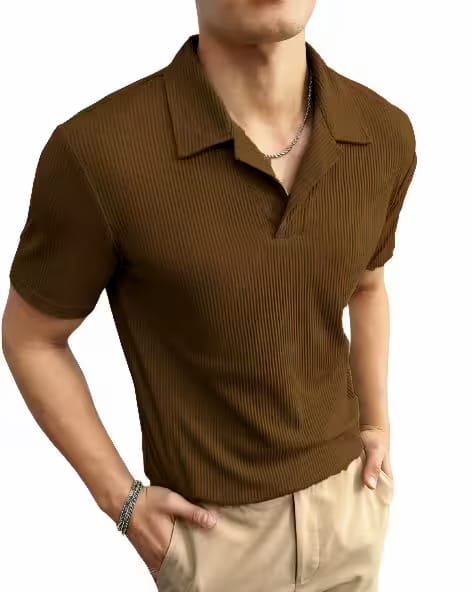 Men's Collar  Old money T-shirt