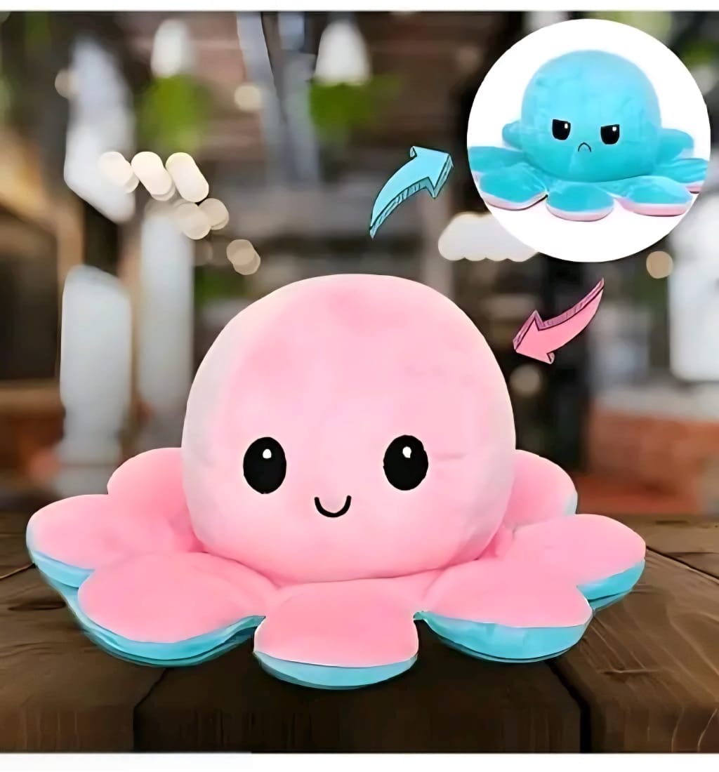 Mini Octopus Toy (Happy And Angry Face)