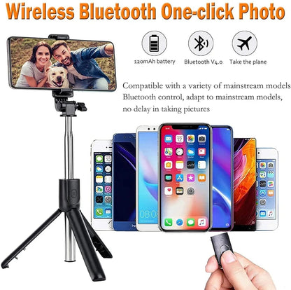 3-in-1 Multifunctional Selfie Stick, Tripod, Monopod Stand & Mobile Stand.