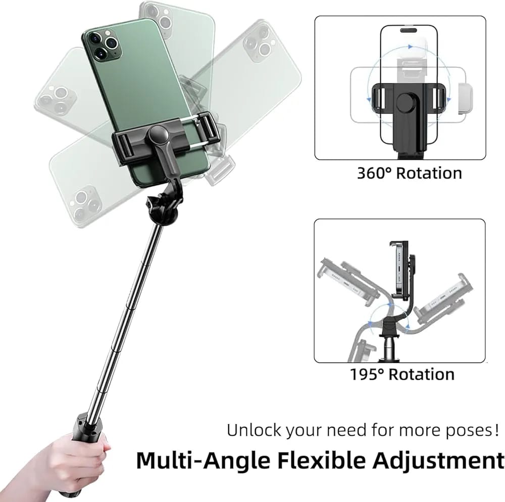 3-in-1 Multifunctional Selfie Stick, Tripod, Monopod Stand & Mobile Stand.