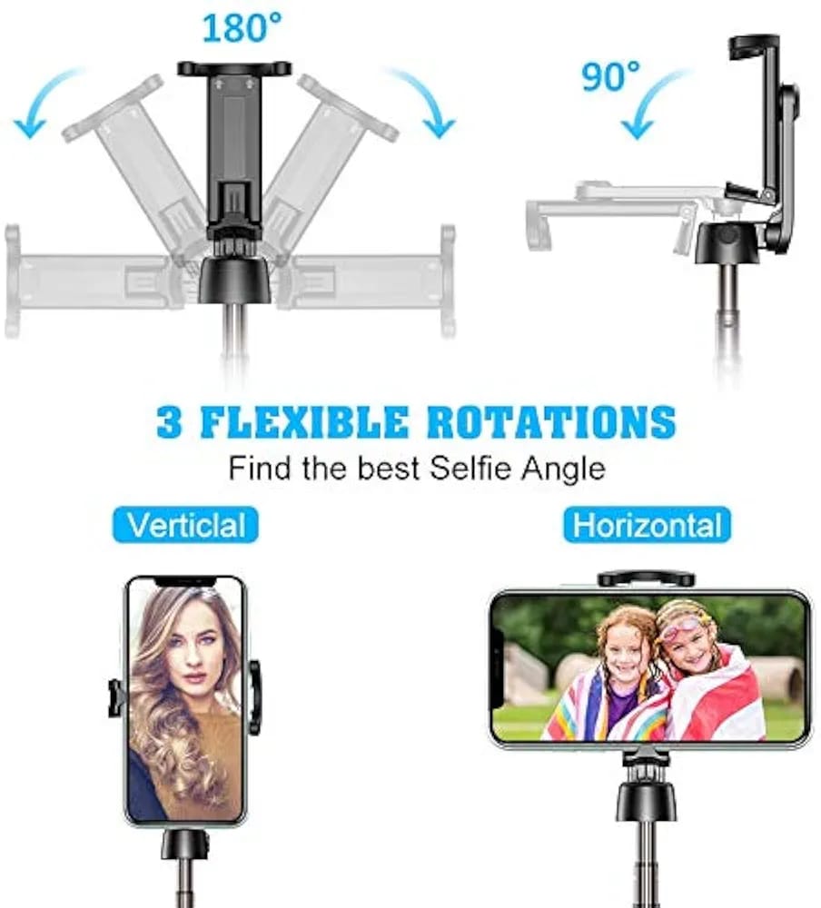 3-in-1 Multifunctional Selfie Stick, Tripod, Monopod Stand & Mobile Stand.