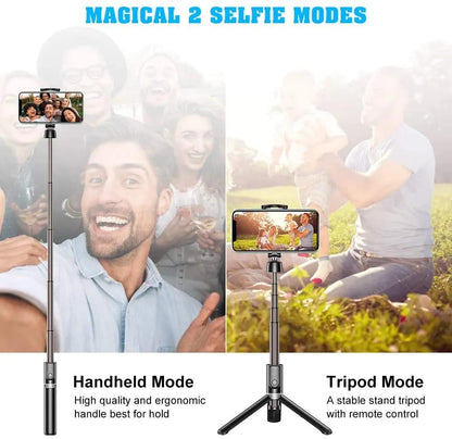 3-in-1 Multifunctional Selfie Stick, Tripod, Monopod Stand & Mobile Stand.