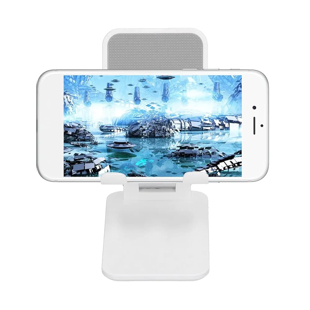 White Desktop Mobile Stand