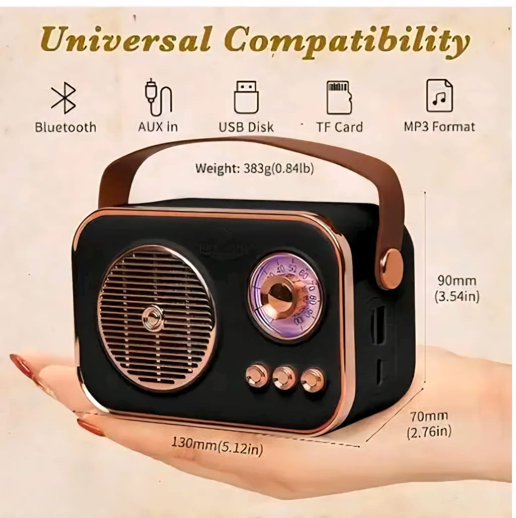 Bluetooth Speaker with Crystal Clear Stereo