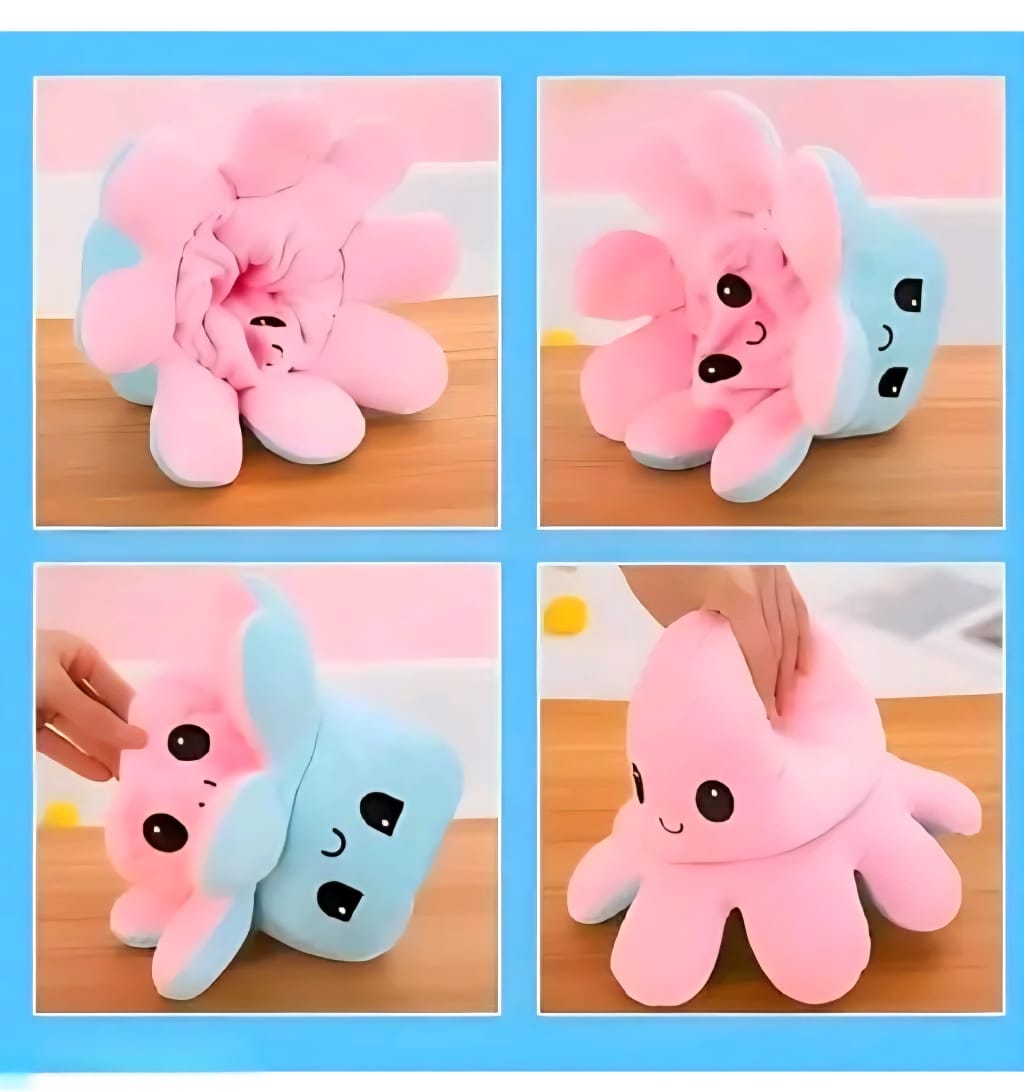 Mini Octopus Toy (Happy And Angry Face)