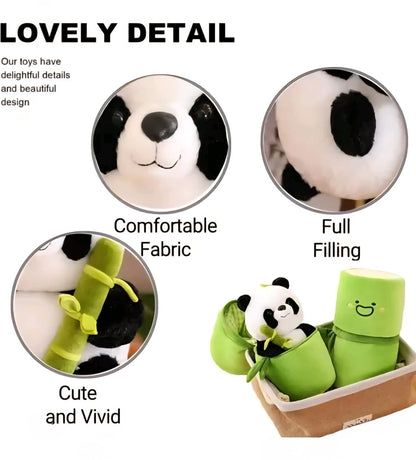 Cute Bamboo Panda Soft Toy
